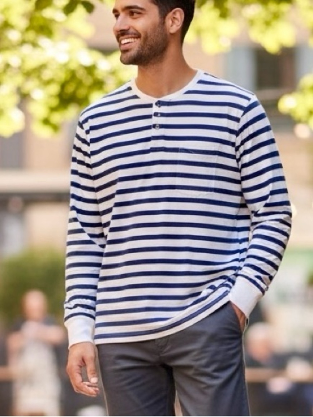 Hudson and Barrow NYC Gentlemen's Outfitters Stripped Polo Shirt Size: L